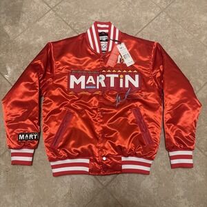 Martin Big Head Satin Jacket Red HeadGear Classics (Rare) Small